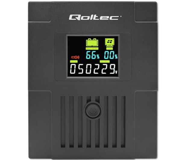 Qoltec UPS Line Interactive | Monolith | 2000VA | 1200W | LCD | USB - 1180152 - zdjęcie 7